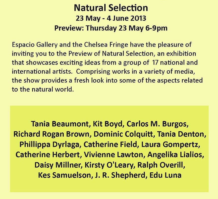 Natural Selection - Chelsea Fringe at Espacio Gallery 